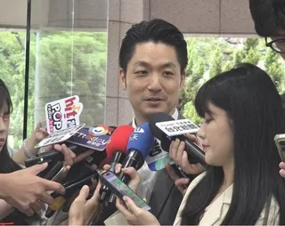蔣萬安到台北市議會參加2026世界環境日活動受訪。（記者楊正海／攝影）