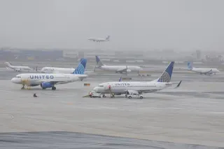 United Airlines planes parked at tarmac, Newark Liberty International Airport in Newark, New Jersey, on March 23. Photo: Reuters