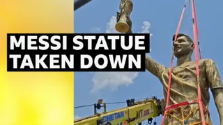 Statue of Lionel Messi