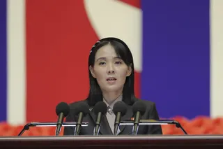 Kim Yo-jong said North Korea’s status as a nuclear state was a “stark reality”. Photo: AFP