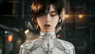 Stellar Blade Blood Rain trailer still.