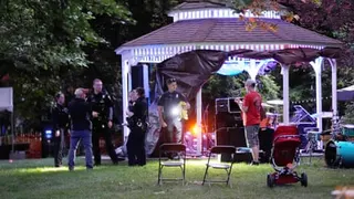 Ohio ShootingPolice investigate where multiple people were shot at a community festival at Agnes Reynolds Jackson Arboretum Saturday, June 6, 2026, in Toledo, Ohio. (AP Photo/Paul Sancya)