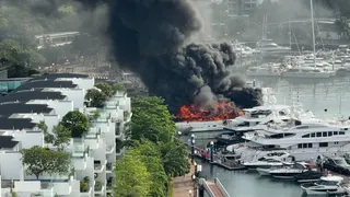 圣淘沙升涛湾游艇失火无人伤 有业者称取消行程损失数千元