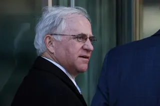 FILE PHOTO: Former U.S. Congressman Stephen Buyer arrives for his insider trading trial at the United States Courthouse in the Manhattan borough of New York City, U.S., March 8, 2023. REUTERS/Brendan McDermid/File Photo