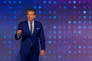 US Secretary of Defence Pete Hegseth speaks to enlistees after an Enlistee Recognition Ceremony at the US Chamber of Commerce in Washington, DC, June 4, 2026. — Reuters pic
