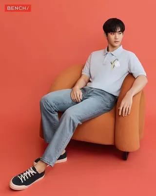 金秀贤在2024年就曾担任BENCH/的代言人。（取自Bench/ IG）