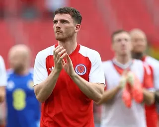 Andy Robertson applauds the Scotland fans