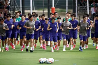 South Korea players jog during a training session at the Verde Valle training ground in Zapopan, Jalisco state, Mexico, on June 6, 2026, ahead of the Fifa 2026 World Cup football tournament. — AFP pic