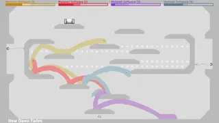 A platforming gauntlet from the game N Plus Infinity Times Two