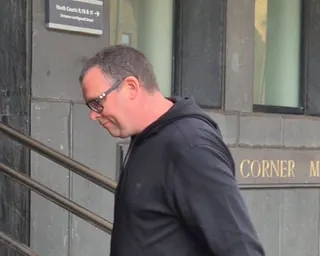 David Stroud arriving at Highbury Corner magistrates court in north London