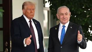 U.S. President Donald Trump and Israeli Prime Minister Benjamin Netanyahu