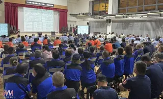 課程中特別加強防詐騙及犯罪預防觀念宣導，提醒巡守隊員將相關知識帶回社區推廣，協助鄉親提高警覺，降低受害風險。（圖／記者蘇榮泉翻攝）