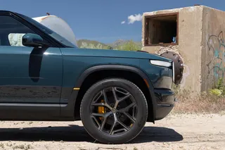 The front of a Rivian