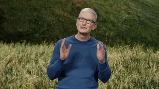 隨著 WWDC 2026 的落幕，也是庫克（Tim Cook）作為蘋果執行長，在螢幕前發表的最後一次主題演講。(圖／翻攝自蘋果發表會,庫克)