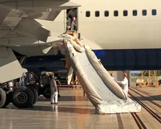 Emergency exit slide test
