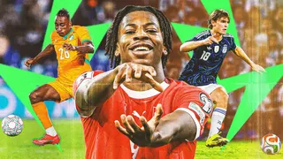 Players to watch out for at the 2026 World Cup, including (from left) Yan Diomande, Johan Manzambi and Nico Paz