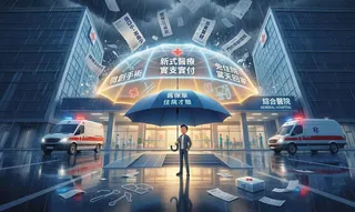醫療進步，門診手術已成趨勢，保戶應重新檢視醫療險缺口。（AI繪圖magnific生成，本刊美術組後製）