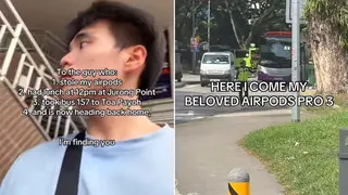 耳机充电盒遗失后“一路移动” 男子追踪三小时寻回失物