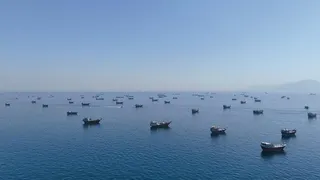 荷莫茲海峽檔案照。（路透）