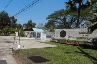 The US embassy in Yangon, Myanmar. Photo: AP