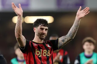 Marcos Senesi in action for Bournemouth