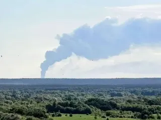 位於俄羅斯弗拉基米爾州的弗托羅沃油泵站遭到烏軍襲擊，莫斯科對波羅的海地區的能源供應遭到破壞。 圖：翻攝自 @bayraktar_1love X 帳號