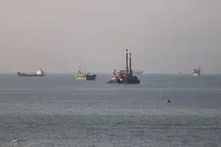 Iran has blocked traffic through the Strait of Hormuz, while the US has maintained its own blockade on Iranian ports.