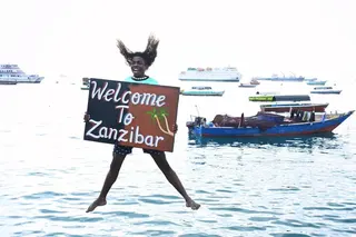 A group of locals welcomed President Tharman Shanmugaratnam and his spouse Jane Ittogi Shanmugaratnam by diving into the sea in Stone Town in Zanzibar, Tanzania, on June 10.