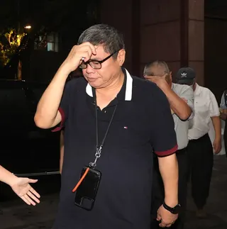 鋰電池大廠天宇工業爆內線交易，北檢依違反證交法命現任董事長吳祖璋300萬交保、限制出境出海。記者曾吉松／攝影。