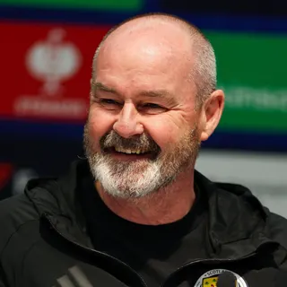 Scotland Head Coach Steve Clarke during a Scotland Men's National Team MD-1 press conference at the Hill Dickinson Stadium, on March 30, 2026, in Liverpool, England