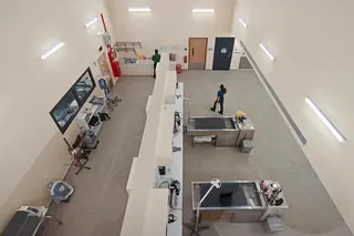 The new wards can house up to 50 animals, and advanced laboratory capabilities mean that about 90 to 95 per cent of the tests can be run in-house.