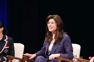郑丽文6月9日访问美国外交关系协会（CFR）的纽约总部，并进行演讲和座谈。 （郑丽文脸书）
