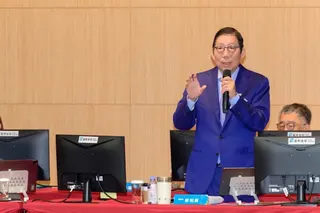 金控獲利王蔡明興看好SpaceX後續潛力。（圖／富邦金提供）