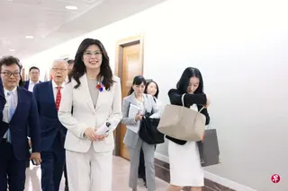 台湾在野的国民党主席郑丽文6月1日开启为期16天访美行程，9日抵达华盛顿。 （取自郑丽文脸书）