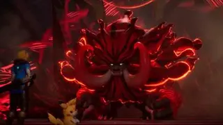 An evil creature faces down the player in Pickmos