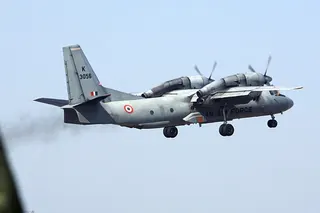 An Indian Air Force AN-32 transport aircraft carrying security personnel takes off from the technical airport in Jammu in 2008. The An-32, a twin-engined turboprop, is specially designed to perform well at high altitudes and in extreme climates. Photo: Reuters