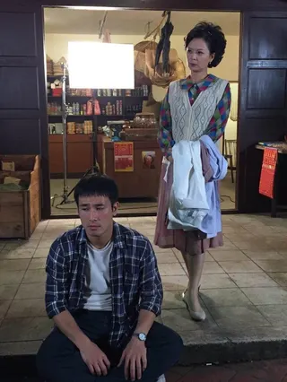 高欣欣（右）難捨傅子純。圖／摘自高欣欣臉書