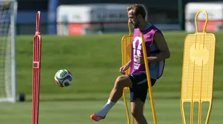 Harry Kane in training