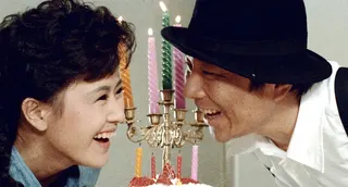 《小丑與天鵝》由許不了（右）搭檔性感女星甄秀珍歡樂演出。海鵬提供
