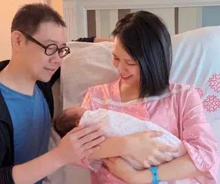 夏于喬喜迎愛女誕生。（圖／翻攝自夏于喬臉書）