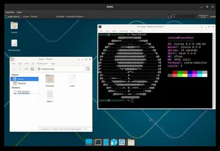 zinnia qemu with xfce