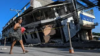 Philippines earthquake: buildings destroyed after 7.8 magnitude quake – video