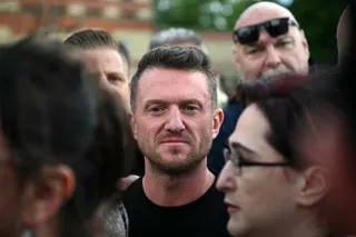 British far-right activist Tommy Robinson, whose real name is Stephen Yaxley-Lennon. Photo: AFP