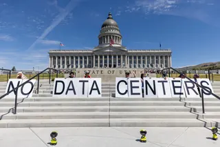 Utahns Protest Against Proposed Data Center At State Capitol