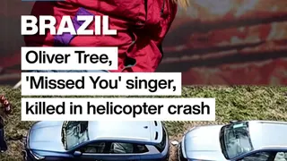 American alt-pop singer and internet personality Oliver Tree 
was aboard one of the two helicopters that collided mid-air in Brazil, leaving six dead.