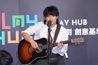 李浩瑋平時熱愛打泰拳。（圖／記者鄭孟晃攝影）