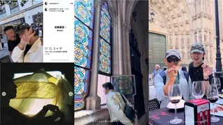 陳柏霖在《WHAT A TRIP》第二季發稿當日，特別曬出之前去為節目去西班牙外景的工作照。（圖／翻攝自陳柏霖IG）
