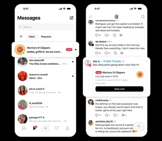 Live Chats in Threads communities.