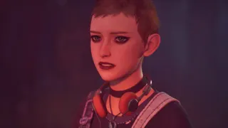 Lost Records screenshot showing Kat with short hair.