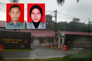 The two soldiers killed in the 10.57am blast were Corporal Norazmi Abu Bakar of the 6th Battalion, Royal Malay Regiment, and Private Siti Khadijah Sungip of the 1st Squadron, Royal Army Engineers Regiment.-NSTP FILE PIC
